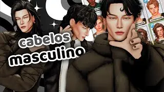 MINI PACK DE CABELOS MASCULINOS MAXIS MATCH | The Sims 4