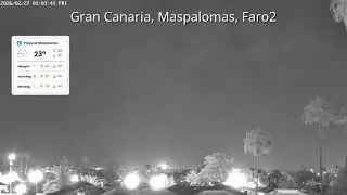 Live Cam Gran Canaria Maspalomas Faro2 und Berge