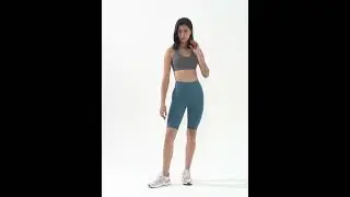 FOYOKA polyester spandex racerback sports bra