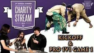 Summer Charity LAN - Kickoff & 1v1 Pros Game 1