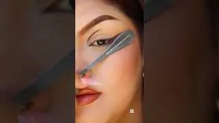 Идеальные стрелки за секунды 😳 Лайфхак для начинающих, который действительно работает! 🇬🇧 #beauty...