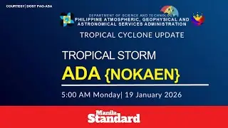 🌤️☁️☔️Weather Update as of 🕔 5:00 AM, Monday, January 19, 2026