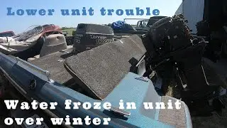 Nitro 165 TL Bass Boat 70hp Johnson locked up lower unit-can we get it back on the water