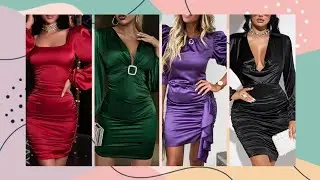 Top 30 incredible and attractive special occasion silk/satin bodycon dress || Bodycon dress Outfit