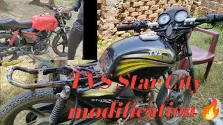 🥰Bike modification 🔥🔥 TVS Star City bike modification 🔥!! Splendor modification 🔥🔥🔥🔥🔥🔥