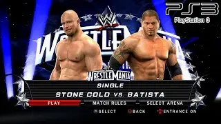 WWE SmackDown VS Raw 2010 PS3 - Stone Cold VS Batista [2K][mClassic]