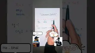 Williamson Ether Synthesis Reaction Trick | #neet #shorts