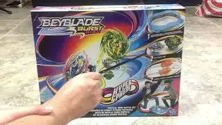 Beyblade Burst Rise Vertical Drop Battle Set Unboxing