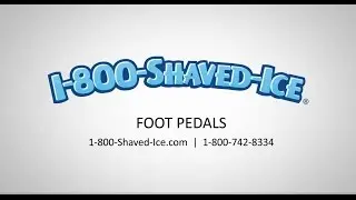 Shaved Ice Machine Foot Switch