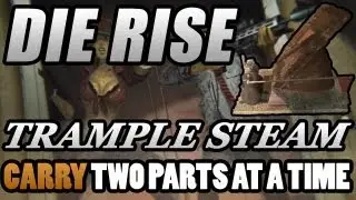 Die Rise: Trample Steam - How to Build Without Turning on the Power | Carry 2 Parts At A Time