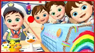 Red Light, Green Light, Go!  - Nursery Rhymes & Kids Songs Banana Cartoon - Kids TV