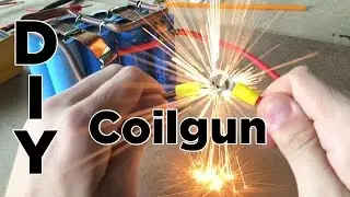 Ben Builds: DIY Easy Coilgun | Electronic Projectile Launcher