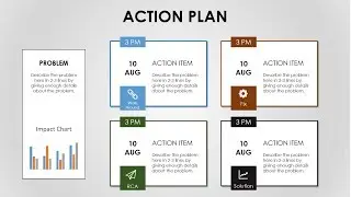 Creating Effective Action Plan Powerpoint slide design for Project Managers presentation