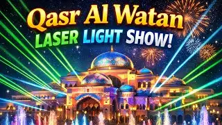 Qasr Al Watan Laser Light Show | Abu Dhabi’s Most Stunning Night Show ✨