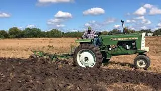 Oliver 1655 Plowing a Field