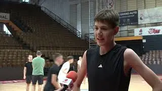Pionirska košarkaška reprezentacija BiH u Tuzli se priprema za Jr. NBA turnir u Beogradu