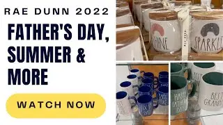 RAE DUNN shop with me 2022 Father's Day, Rae Dunn Summer Decor, Rae Dunn Patriotic Decor, Rae Dunn