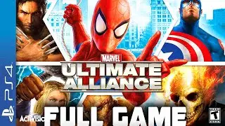 MARVEL ULTIMATE ALLIANCE-  Full  PS4 Gameplay Walkthrough | FULL GAME Longplay