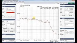 SIGNAL HOUND - phase noise plot using signal hound spectrum analyzer | SA44B | SA124B