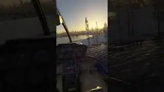 Robinson R66 Turbine Helicopter Arctic Hot Landing 🚁❄️ #helicopter #simulator #aviation #msfs2024