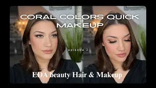 Quick & Easy Coral Toned Makeup Look - ColourPop Baby Got Peach