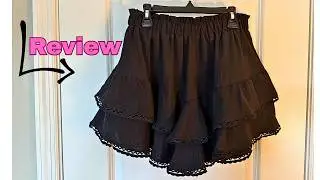 REVIEW - Fun Ruffle Skirt w/ built-in shorts