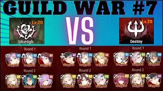 Guild War vs Destiny | Their Kise hits like a truck! - Epic Seven