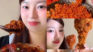 ASMR Food Eating 🍗 Crunchy & Juicy Eating Sounds | No Talking | Satisfying ASMR#asmr 