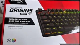 Unboxing HyperX Alloy Origins Core PBT
