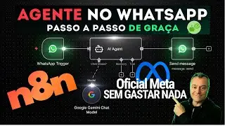 N8N + WhatsApp Oficial Meta. Crie seu Agente de IA GR&Aacute;TIS, Simples e R&aacute;pido