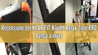 Review Klarfit Relax Zone Comfort -Inversion Table Back Hang Ups (Max Load 150kg, 180 Max Inversion