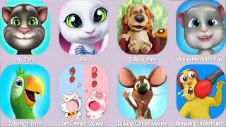 My Talking Tom,Bu,Talking Ben,Virtual Pet Bob-Funny Cat,Talking Pierre,DuetFriends-Kawaii Music...