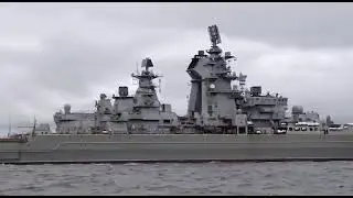First sea trials of Kirov-class nuclear cruiser Admiral Nakhimov after its repair and modernization
