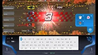 The Nitro Type Fill in the blank Challenge...