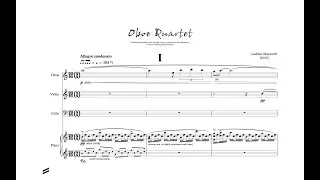 Lachlan Skipworth - Oboe Quartet I. Allegro moderato (Score Video)