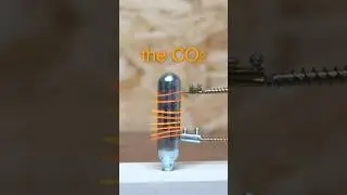 Heating up the CO2 cartridge