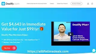 😍 Join Dealify Plus Membership For $99 - The No #1 Deals Platform For Growth Hackers & Gets $50 Free