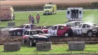 Wallacetown Fair 2016: Demolition Derby - Heat 8 (Feature)