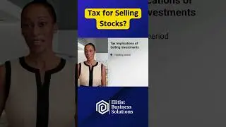 Tax for selling investments? #accountingservices #business #taxbenefits #bookkeeping