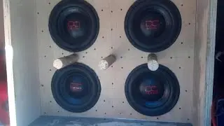 4 DC level 4 12's in 4th order on 10,000watts RMS