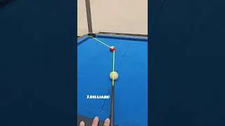 Learn How To Visualise Cut Shot (Ghost ball) #poolshots #8ballpool #9ballpool #billiards #trickshots