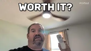 Install and Demo of OMYU  Fan with Solid Wood Blades