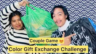 Color gift Exchange Challenge 😍Couple Game❤️