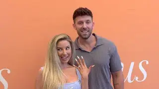Ashley Alexiss and Brodie John Gallant 2025 Gurus Beauty Awards Citrus-Colored Carpet