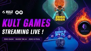 🔴 Kult Games LIVE | Playing ZeroG Pool, Zero Dash & Guess The AI