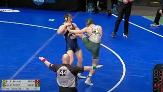 197lbs Patrick Brucki (Michigan) vs Ben Smith (Cleveland State)