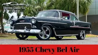 1955 Chevy Bel Air 2 Door Hardtop street rod w/ 400 HP, Fuel Injection, 700R4, PS, PB, AC! Leather!