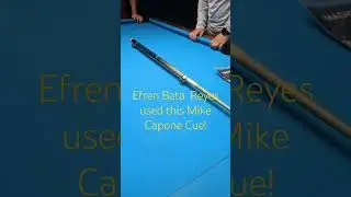 Year2016  when Efren Bata Reyes used this cue for His Money Game action!#trending #efrenreyes #pool
