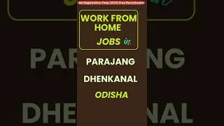 Work from Home Jobs in Parajang   Dhenkanal   Odisha