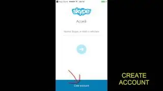 Install and create account skype for iphone